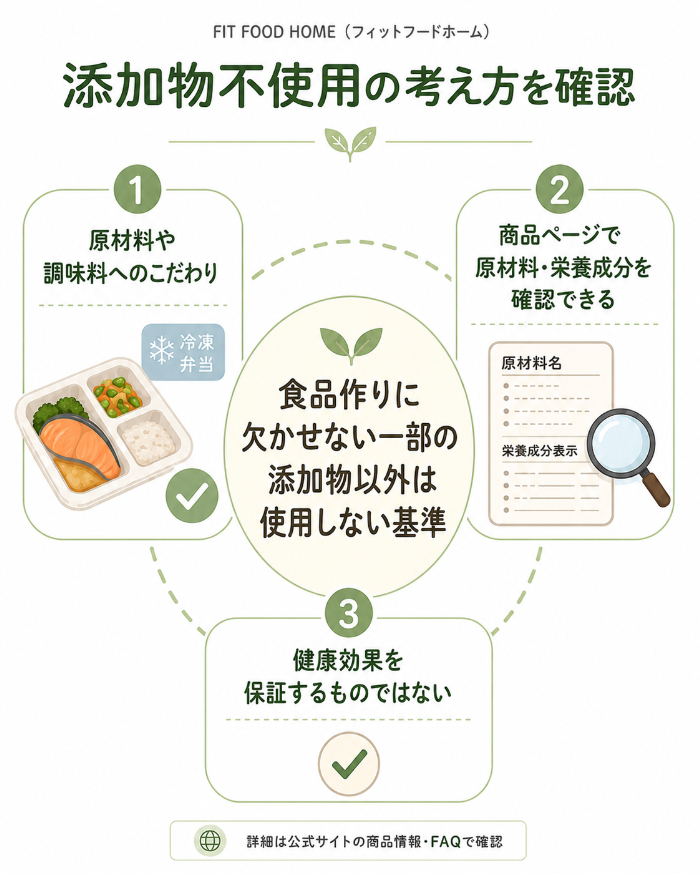 添加物不使用の考え方