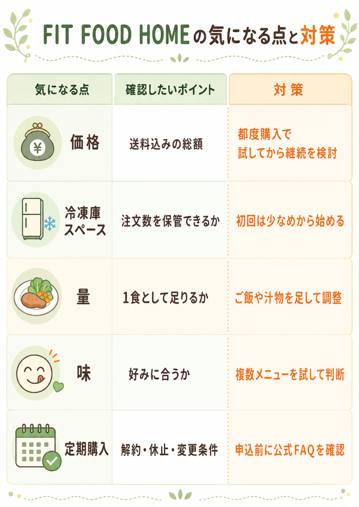 デメリットと対策